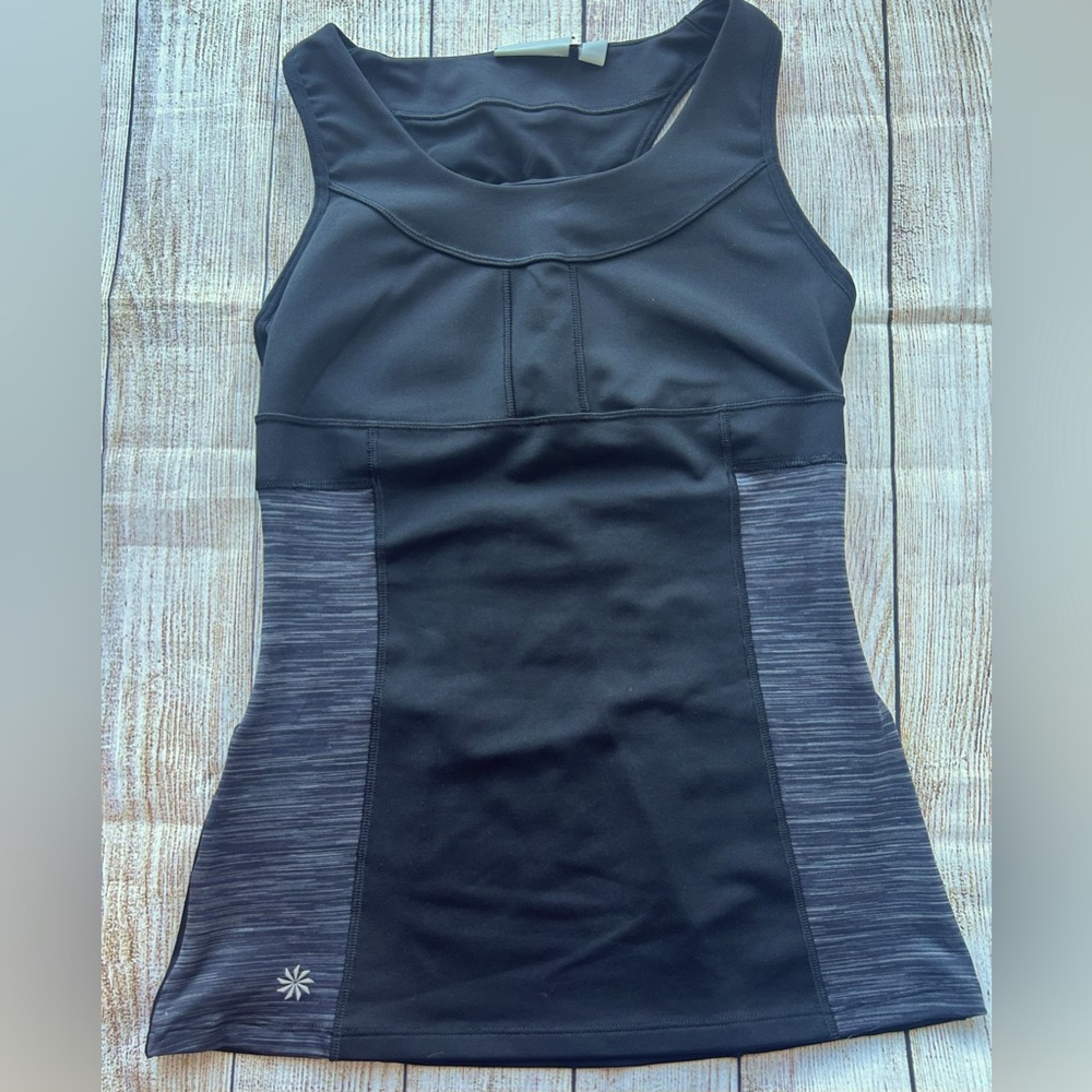Athleta Gray/Black Workout Tank